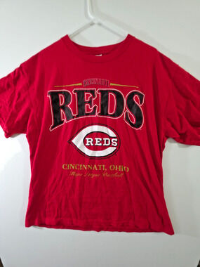 Vintage Cincinatti Reds Shirt Size XL 1999 MLB Baseball Ohio Retro Made USA